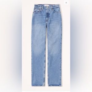 Abercrombie & Fitch Ultra High Rise 90’s Straight Jean